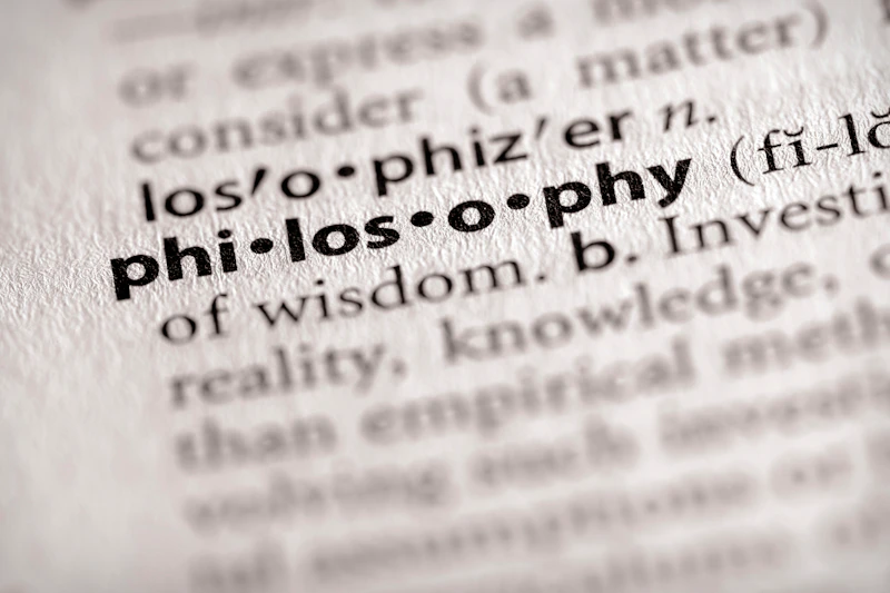 Dictionary definition of philosophy