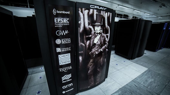 Image of largest arm supercomputer
