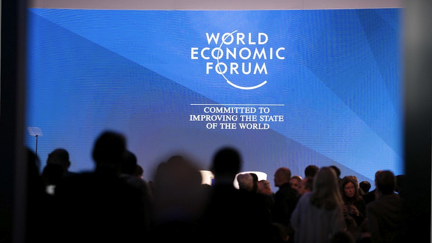 Audience at World Economic Forum event