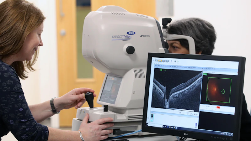 Using Optical coherence tomography (OCT)