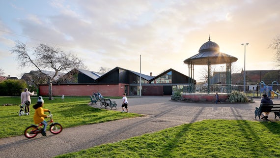 Grange Pavilion, Grange Gardens.