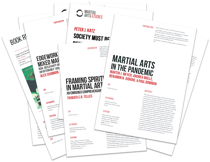 Martial Arts Studies journal turns 10