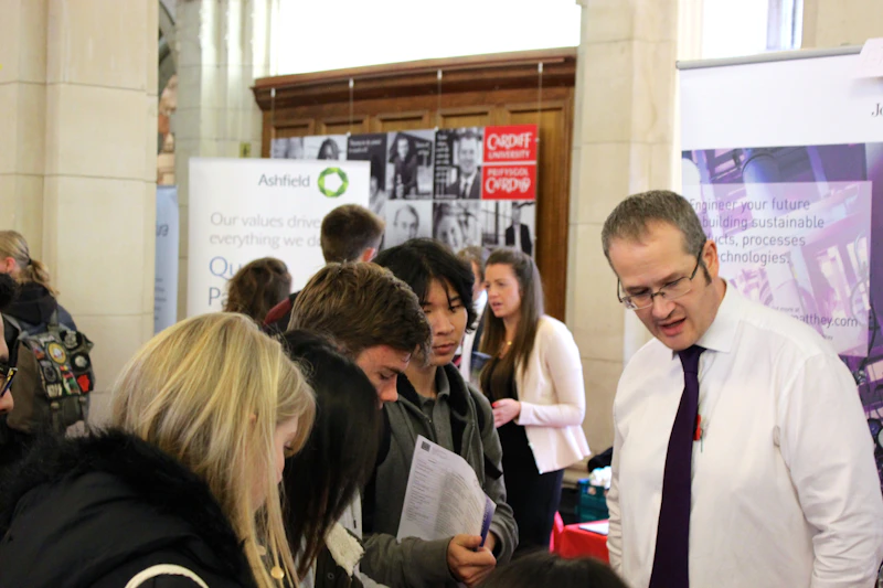 Ashfield at Cardiff University Careers Science Fair