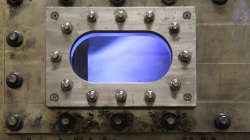 The combustion chamber in the GTRC.