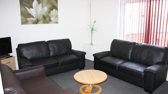 Lounge in Talybont Court 3 Bed House