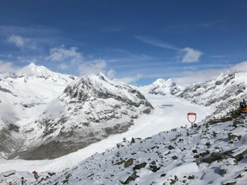 Aletsch Glacier in Switzerland