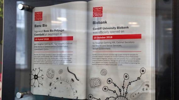 Biobank plaque