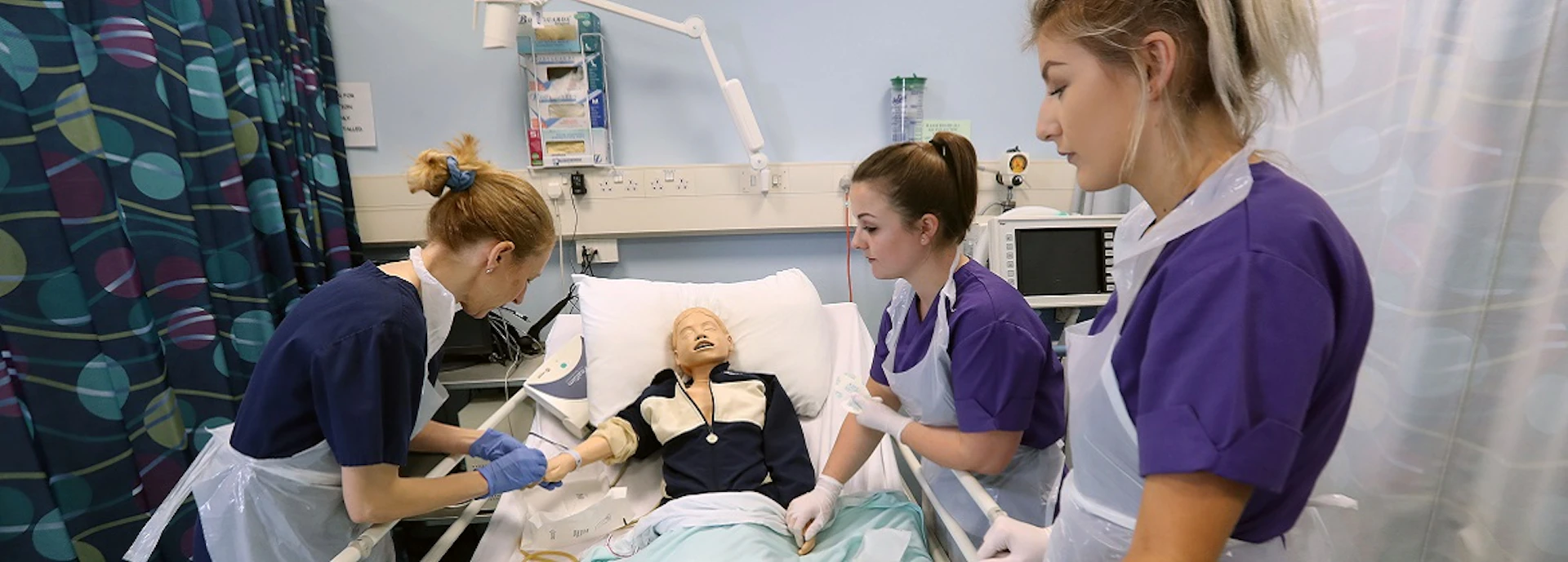 Child Nursing students observing