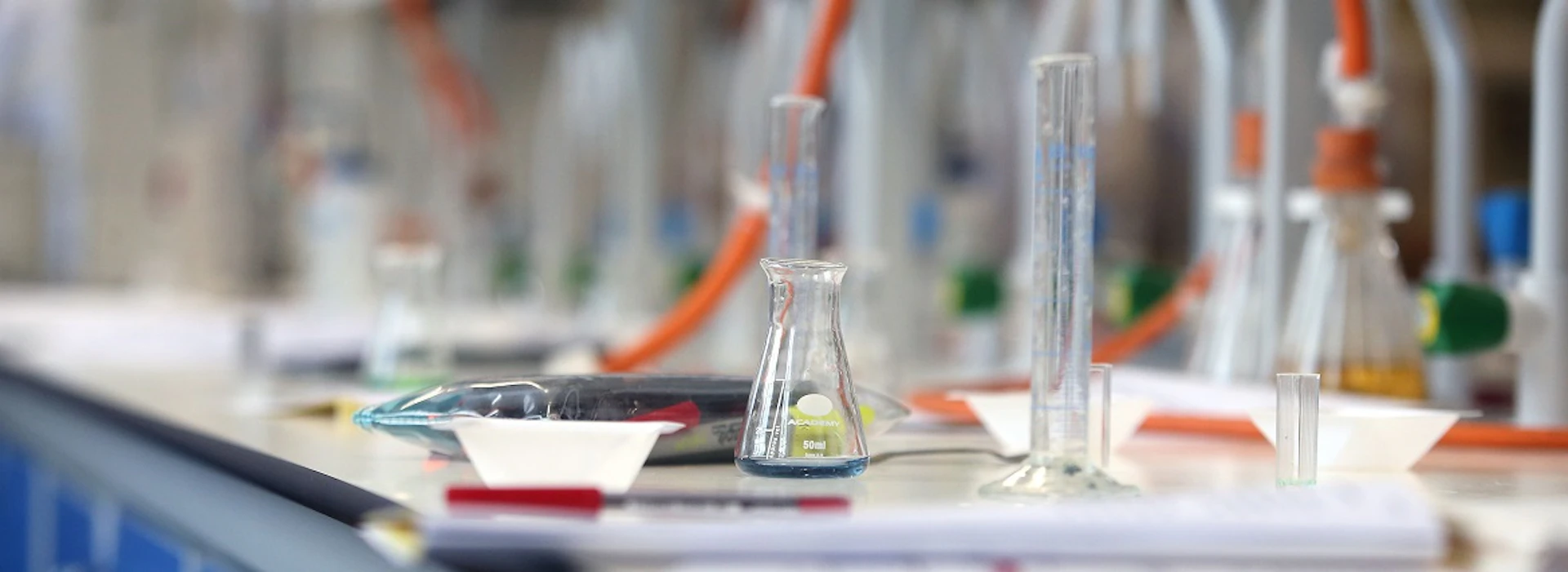 Chemistry laboratory bench