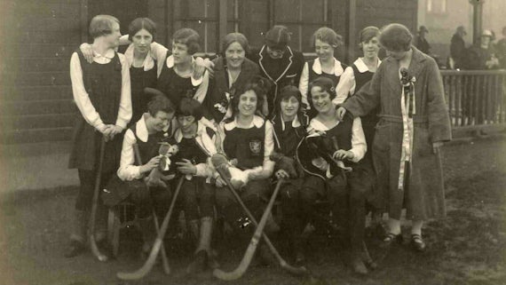 Cardiff University hockey team 1925