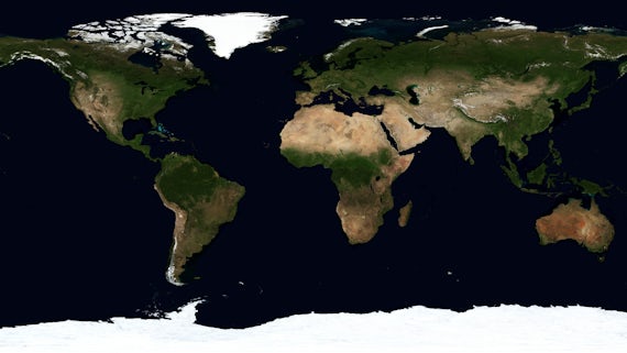 Earth satellite image