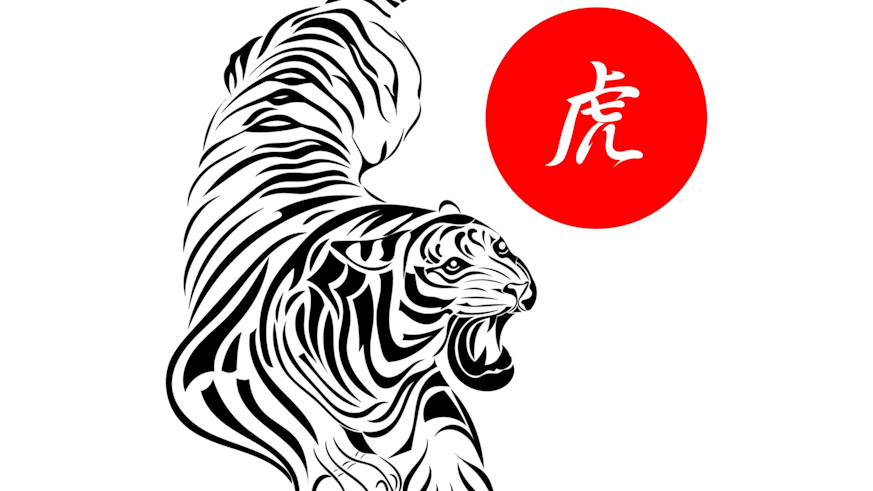 An image of a tiger to illustrate the Year of the Tiger