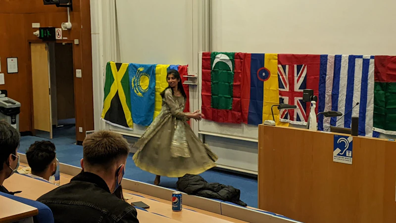 students at the Biosciences Cultural Event