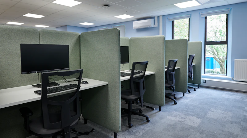 Doctoral Research Studio  - computer booths