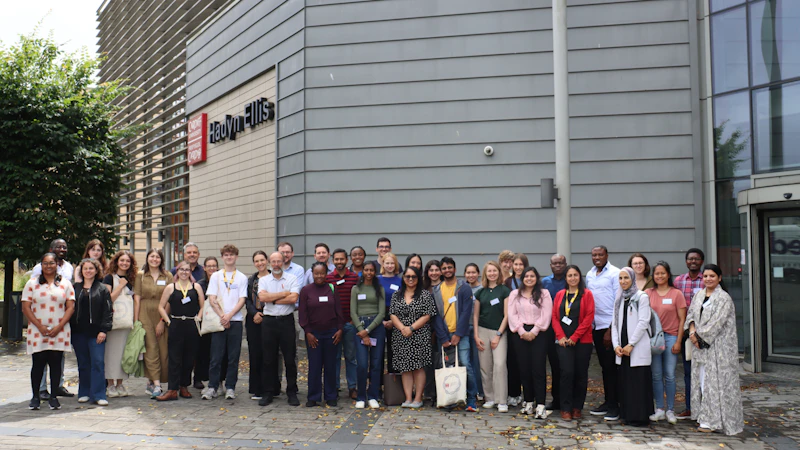 Attendees from the 2025 CNGG Summer School with Professor Walters and Professor Kirov.