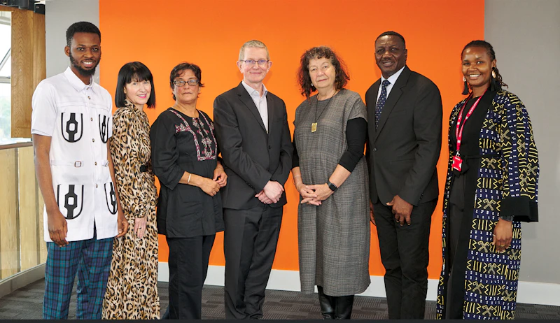 Vice-Chancellor Professor Wendy Larner and partners in a group photo