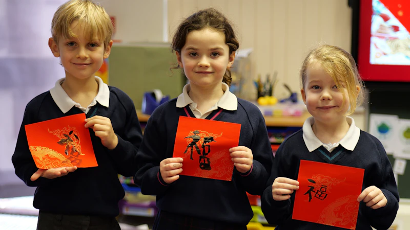 Calligraphy - Writing door blessings Habderdashers' Monmouth School