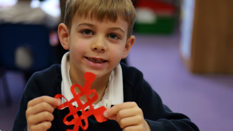 Papercutting workshop-Window decorations at Haberdashers' Monmouth School