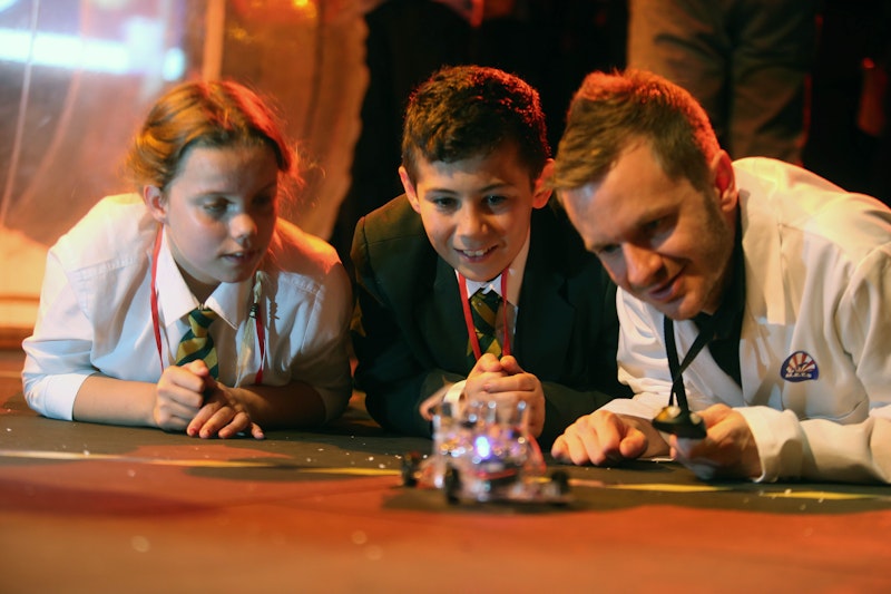 School pupils at the STEM Live engagement event