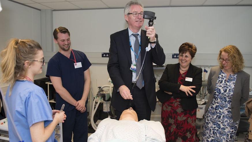 Stephen Griffiths, WEDS visiting Simulation Suite