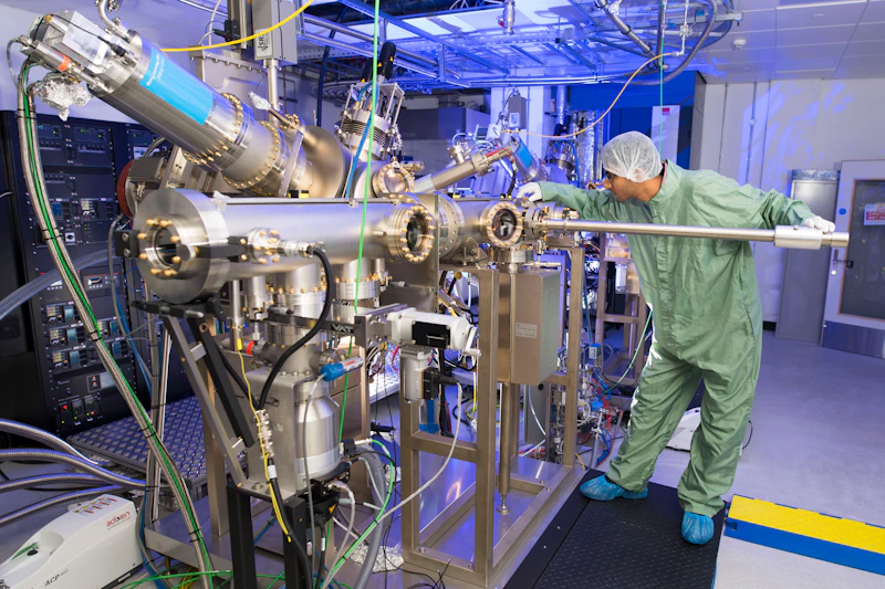 MBE reactor in use