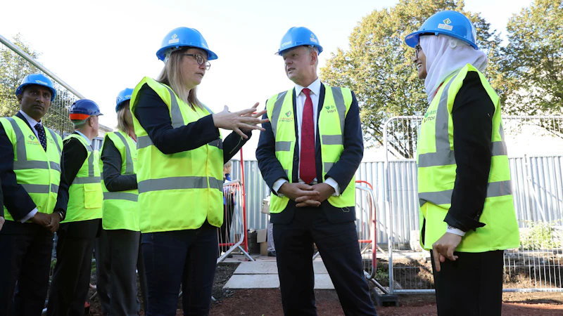 CSL Kirsty Williams chatting