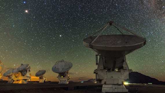 Image of telescope array