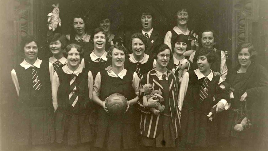 Cardiff University netball team c1920s