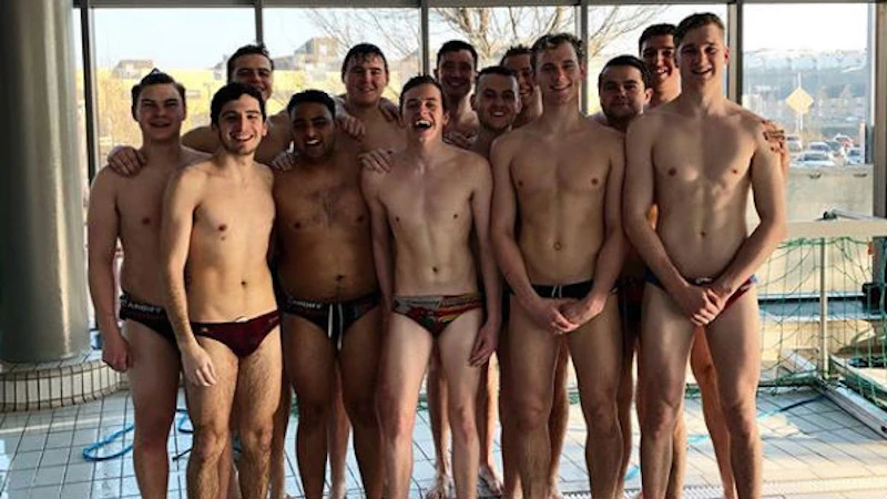 Cardiff University men's water polo team 2019