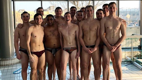 Cardiff University men's water polo team 2019