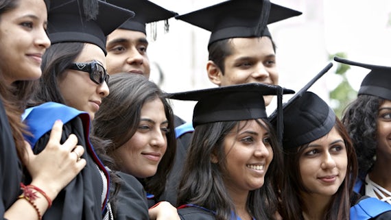 Cardiff University graduates from India