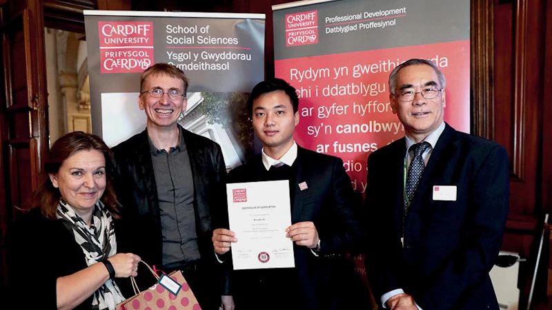 Celebration event for Guizhou University delegates
