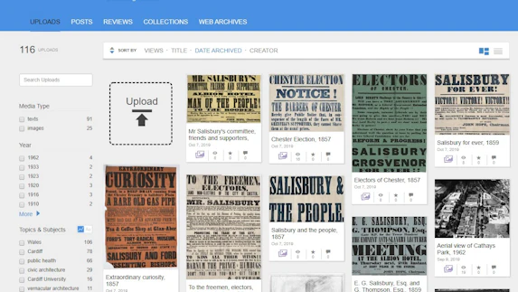 Digital primary sources