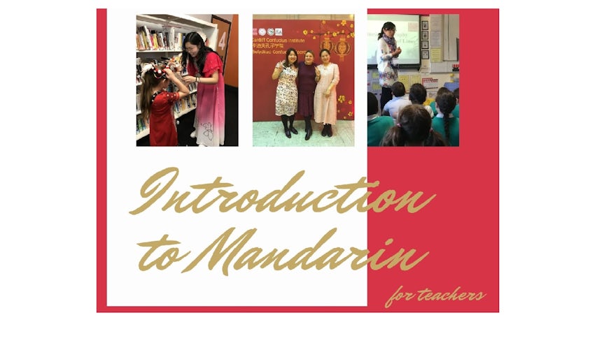 Mandarin for teachers course advert 