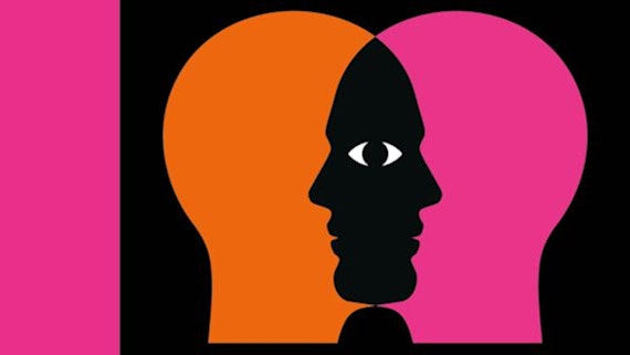 Image of two overlapping heads facing one another