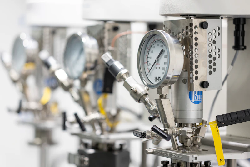 Apparatus in a chemistry laboratory 