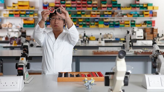 Optometry researcher