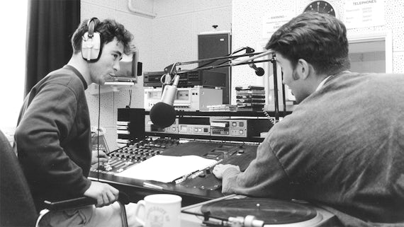 Cardiff Journalism students in 1990 