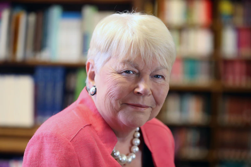 Baroness Randerson in library