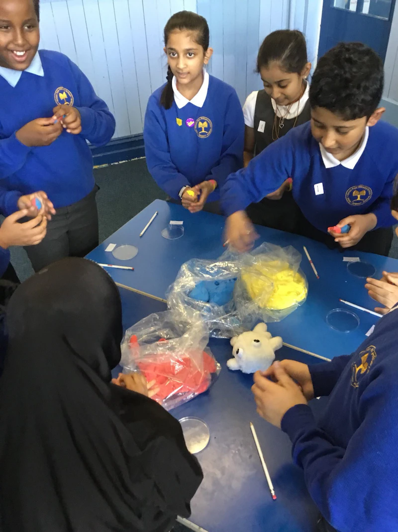 blood and cells at Ninian Park Primary