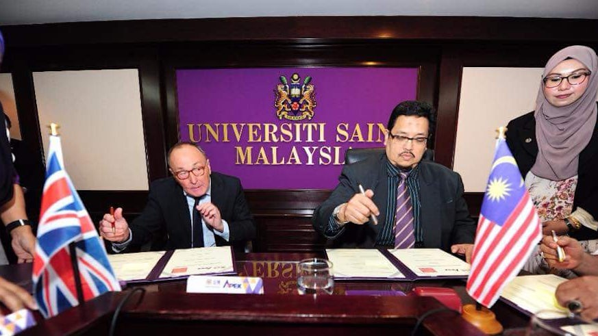 Cardiff University signing MoU with USM