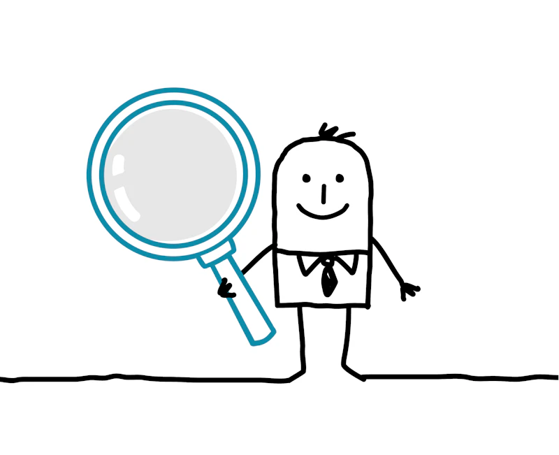magnifying glass animation