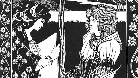 Medieval image of romance