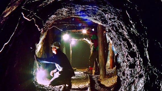 Exploration Geology fieldwork in Dolaucothi Gold Mine
