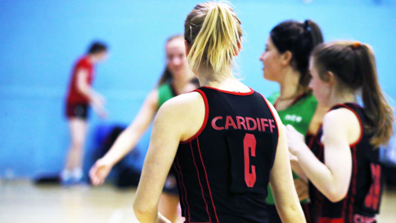 Student netball player