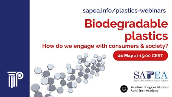 Biodegradable plastics webinar details
