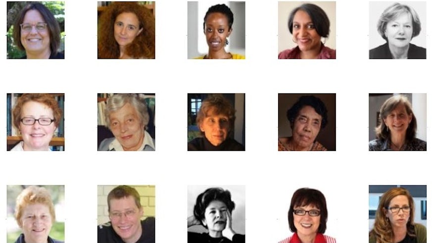 A number of the IR scholars featured in the online exhibition by the University of Madrid. Professor Zalewski is pictured on the bottom row, second from right. 
