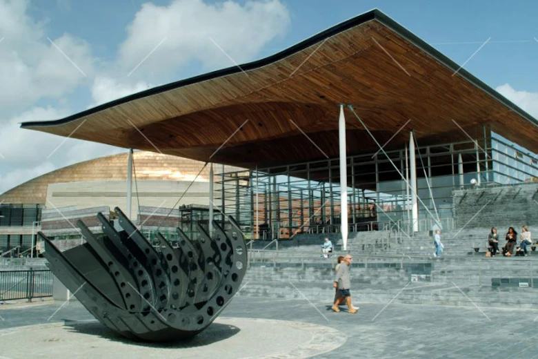 Senedd in Cardiff Bay 