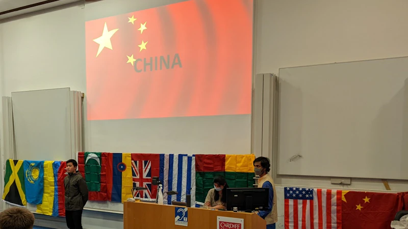 students at the Biosciences Cultural Event