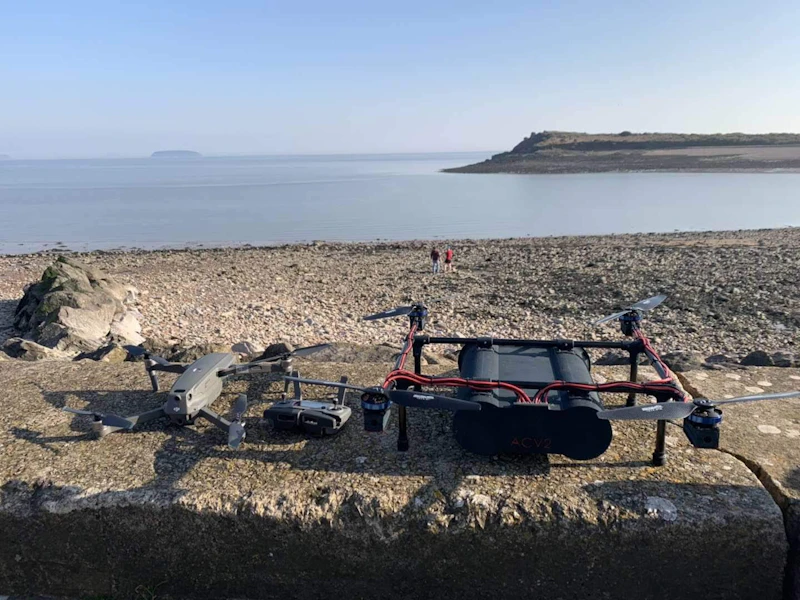 Autonomous Collaborative Drones and USVs (Unmanned Surface Vehicle 1